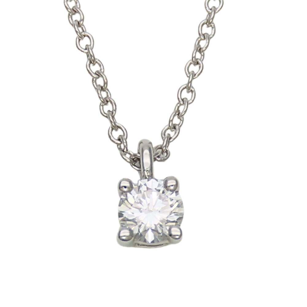 TIFFANY Silver Diamond Necklace